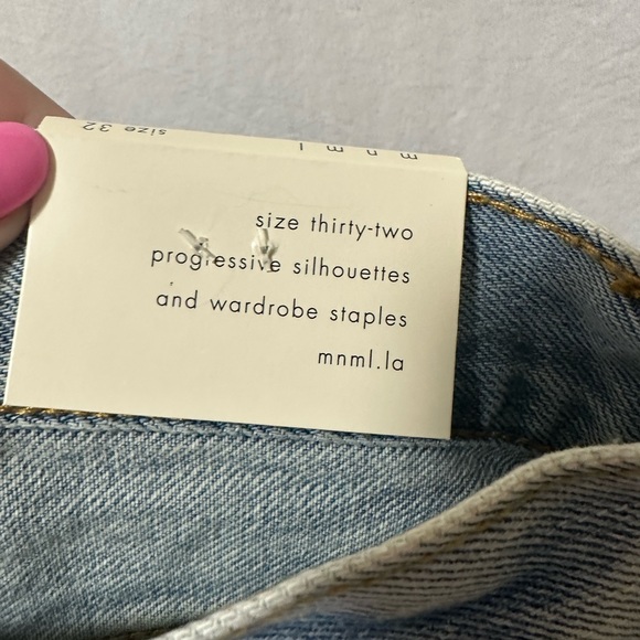 NWT Men’s mnml D271 Star Straight Denim Size 32 - Picture 6 of 14